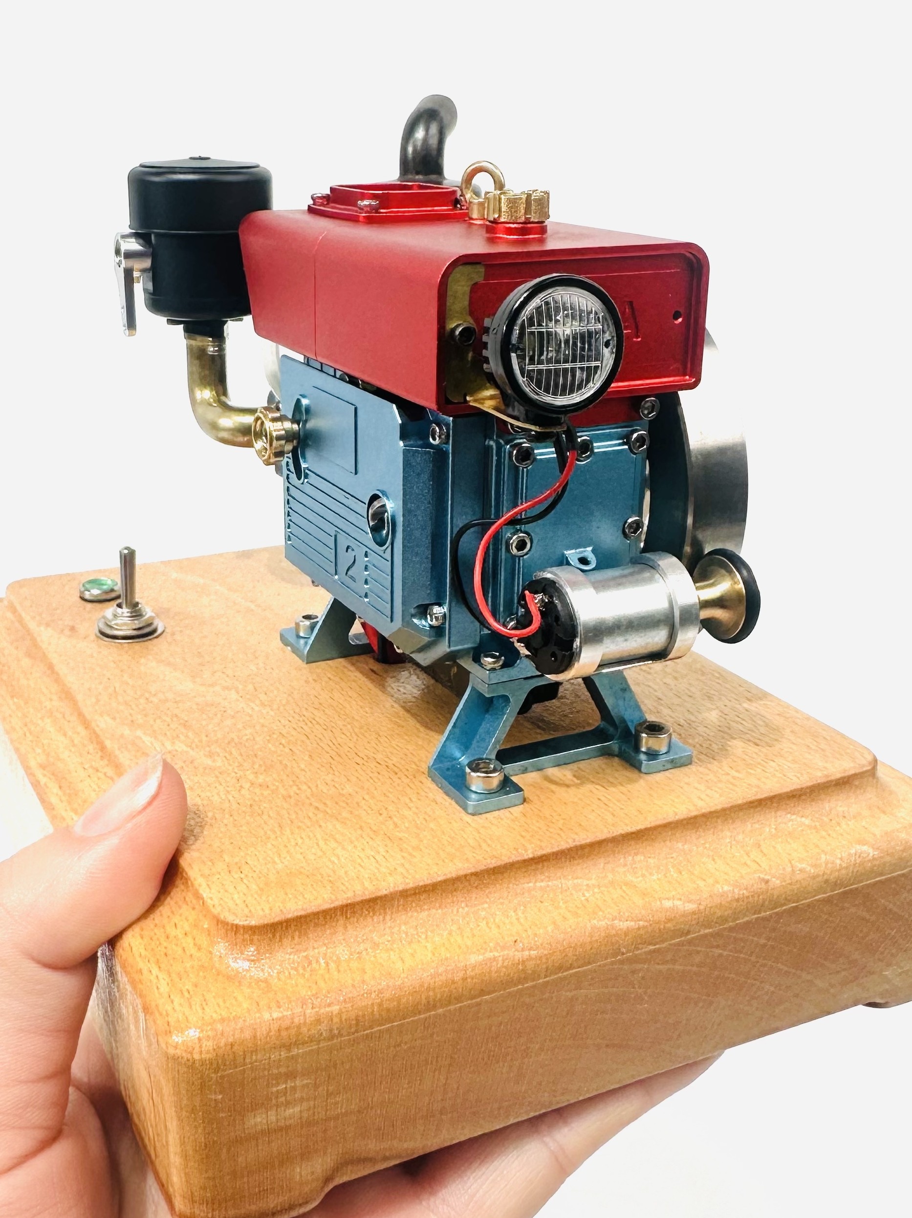 MUSA 单缸仿真发动机模型 2号机  东方红柴油机头 非静态 烧油,淘宝优惠券,粉丝福利购,淘宝优惠卷