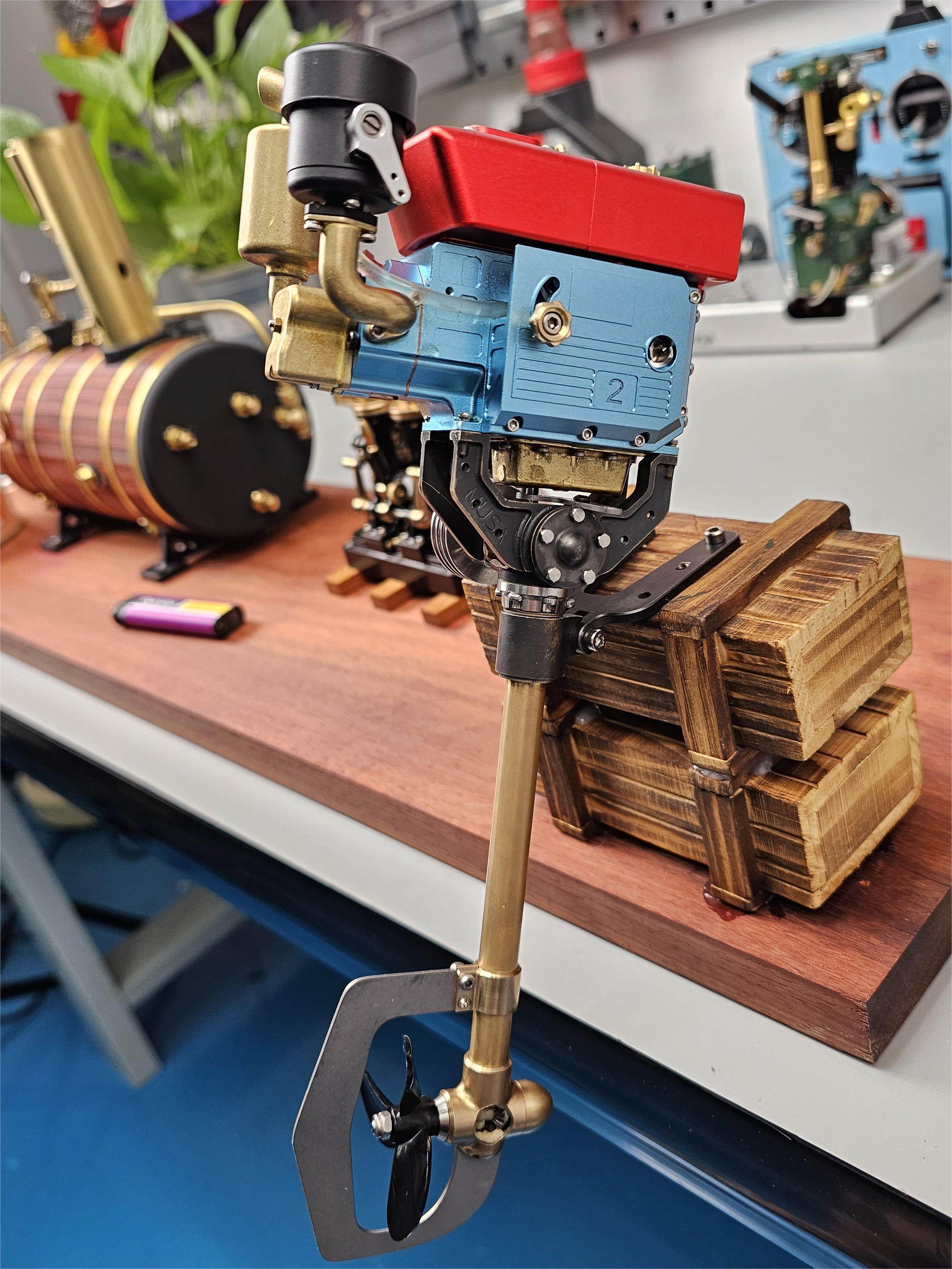 MUSA 单缸仿真发动机模型 2号机  东方红柴油机头 非静态 烧油,淘宝优惠券,粉丝福利购,淘宝优惠卷