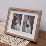 Фоторамка для влюбленных из натурального дерева, фотография, фотоальбом, творческая пара, 6 дюймовая, DIY