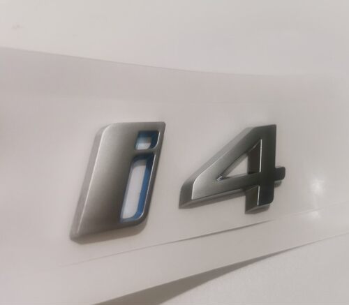 适用于汽车BMW 宝马 G26 i4 M50 亮黑尾标车标 i7i3新能源贴标 - 图3