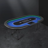Game Mainland Texas Hold'em Poker Table со светодиодными светильниками Anspot Складывание складного складного перепада