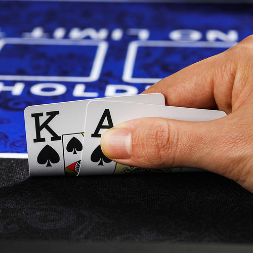 游戏大陆德州扑克牌棋牌比赛专用磨砂防水防折德扑大字PVC塑料牌 - 图0