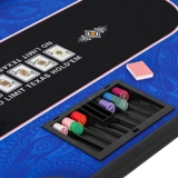 Game Mainland Texas Hold'em Poker Table со светодиодными светильниками Anspot Складывание складного складного перепада