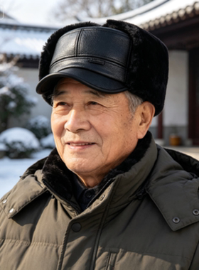 长辈送礼保暖雷锋帽毛绒护耳冬天防风防冻帽子