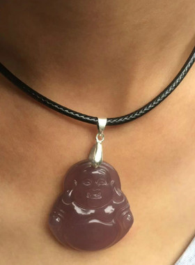 时尚风玛瑙玉髓短款项链树叶吊坠