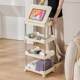 Storage rack Multi-functional living room, kitchen and bedroom storage top can be placed with flat panel easel large capacity small cart