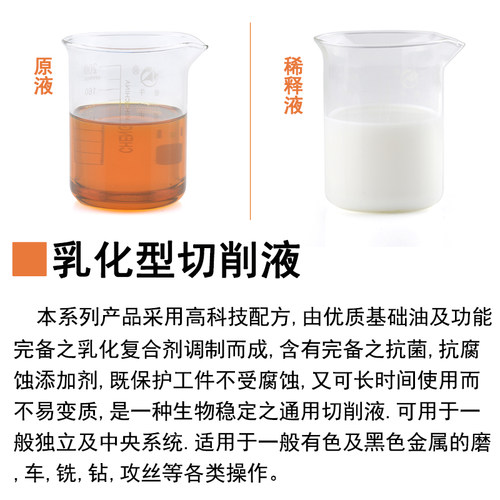 通用环保乳化油防锈铝合金切削液磨削冷却液不伤手防臭金属加工液 - 图3