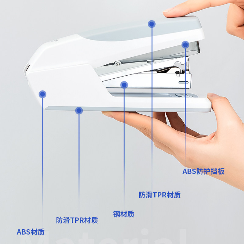 Powerful and labor-saving stapler for office use, can order 30 pages