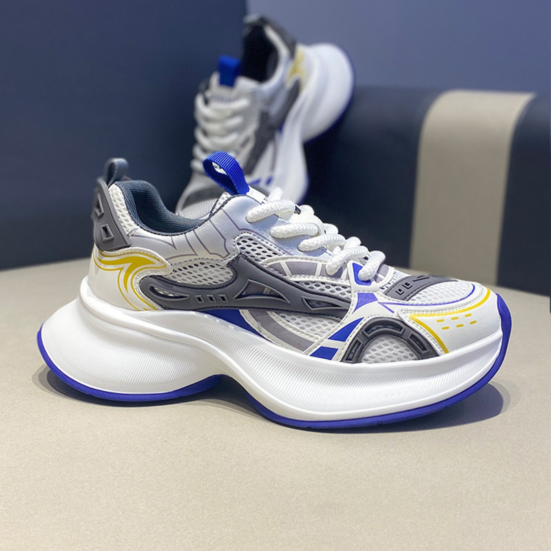 老爹鞋2025秋季爆款青年网面透气厚底拼色潮流痞帅高颜值休闲男鞋,淘宝优惠券,粉丝福利购,淘宝优惠卷