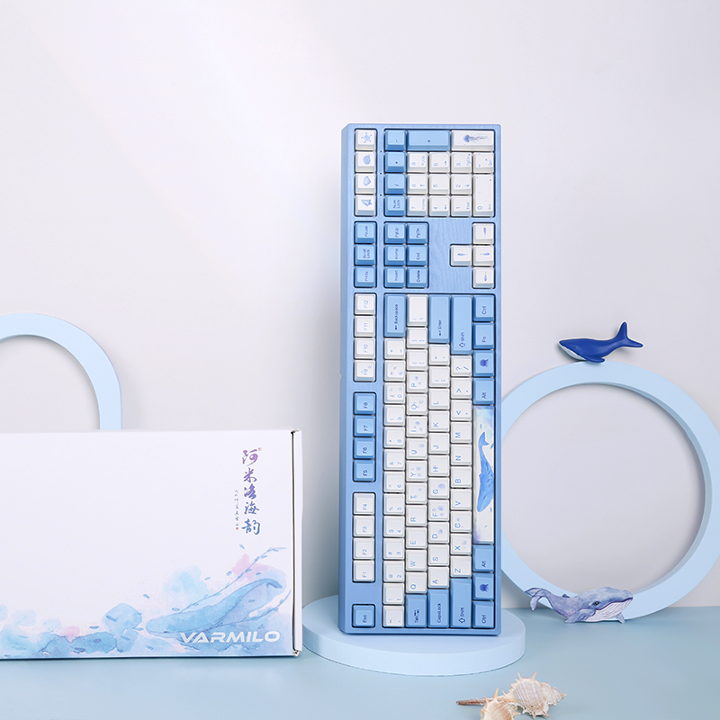 varmilo阿米洛海韵机械键盘蓝牙三模热插拔 无线电竞游戏办公108 - 图3
