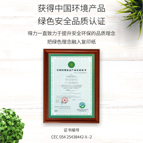 得力复印纸A4佳宣33266木浆a4打印复印纸铭锐70g80g白纸一包每包500张办公用纸整箱单包整包学生办公用品批发 - 图0