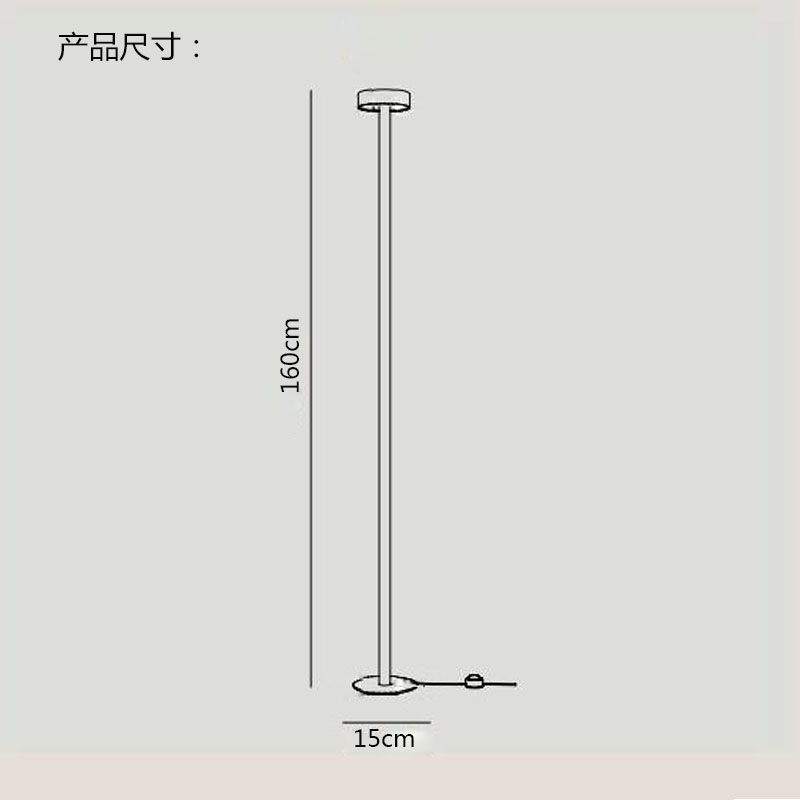 餐厅落地灯超亮立式台灯落地客厅书房卧室床头北欧led阅读墙角灯-图3