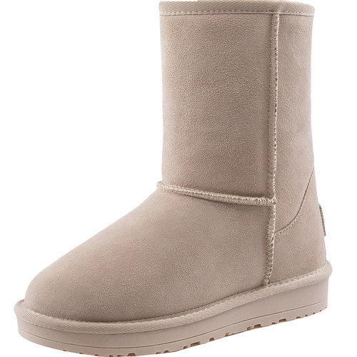 保暖棉鞋女冬加绒雪地靴女中筒2025冬季新款韩版百搭内增高短靴子 - 图3