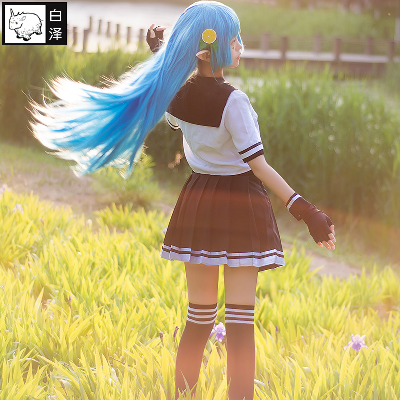 白泽安莉洁cosplay服装全套动漫女装制服柠檬妹子二次元COS衣服-图2