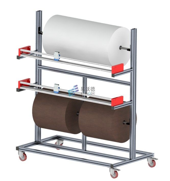 打包膜置物架包装膜架气泡膜缠绕膜牛皮纸纸夹板珍珠棉卷材包材架,淘宝优惠券,粉丝福利购,淘宝优惠卷