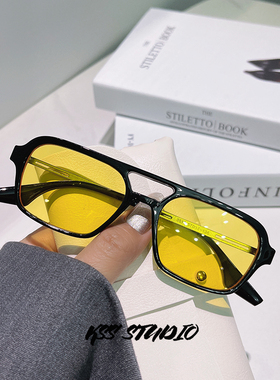 飞行员式双梁防紫外线女太阳眼镜