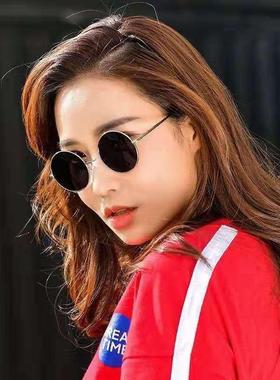 太子镜复古墨镜接亲伴郎搞怪圆形