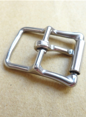 服饰箱包带滚筒不锈钢针扣2.1cm