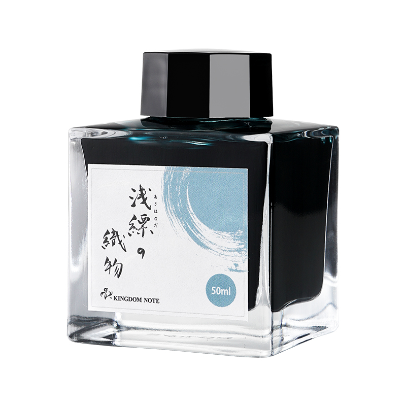 日本KINGDOM NOTE×写乐KN限定款墨水源氏物语系列浅漂的织物50ml-图3