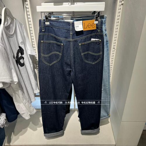 Lee正品2025款男士原色753宽松直筒牛仔裤LMB1017536VG00F-898L00 - 图0