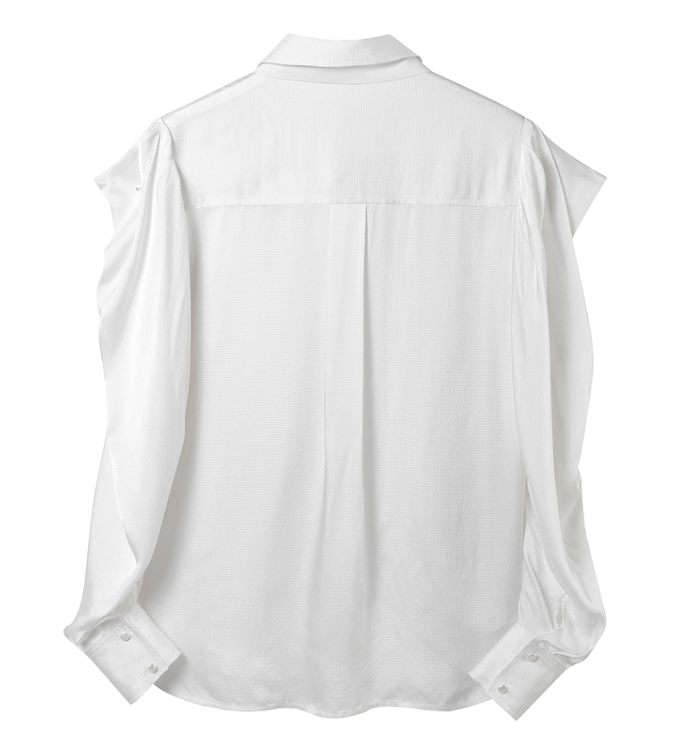 女士时尚2021年春季新款斯文气质长袖衬衫A1CA2A37/N4-29-1 - 图0