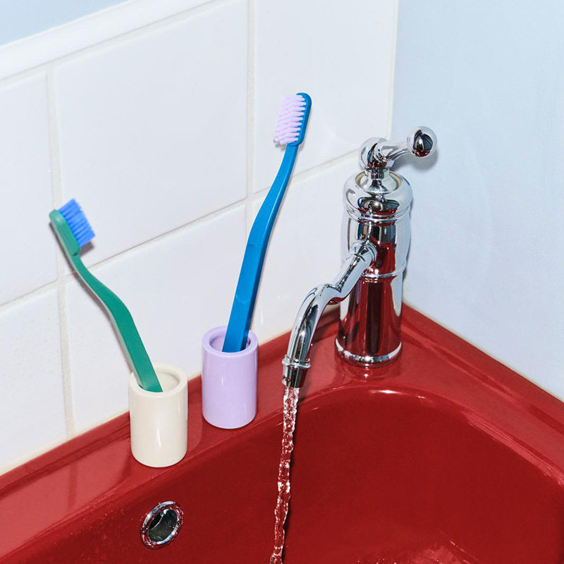 25秋冬新品 丹麦HAY Tann 彩色牙刷牙刷架家居清洁日用陶瓷,淘宝优惠券,粉丝福利购,淘宝优惠卷