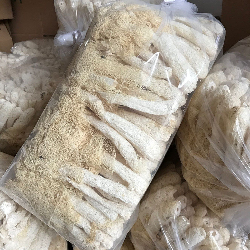 新货古田竹荪干货500g特级天然竹笙菌肉厚长裙农家特产菌菇_虎窝淘