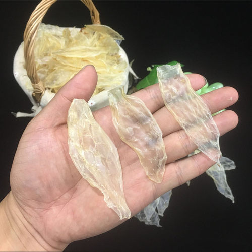 餐饮泰国小竹叶胶鱼胶足干鱼肚小花胶干货滋补鲜炖炒菜煲汤火锅 - 图1