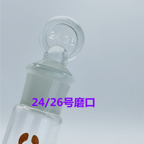 具塞量筒 玻璃量筒100毫升带盖子量杯 实验室刻度杯 具塞刻度量杯 - 图2