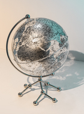 网红爆款办公室摆件地球仪