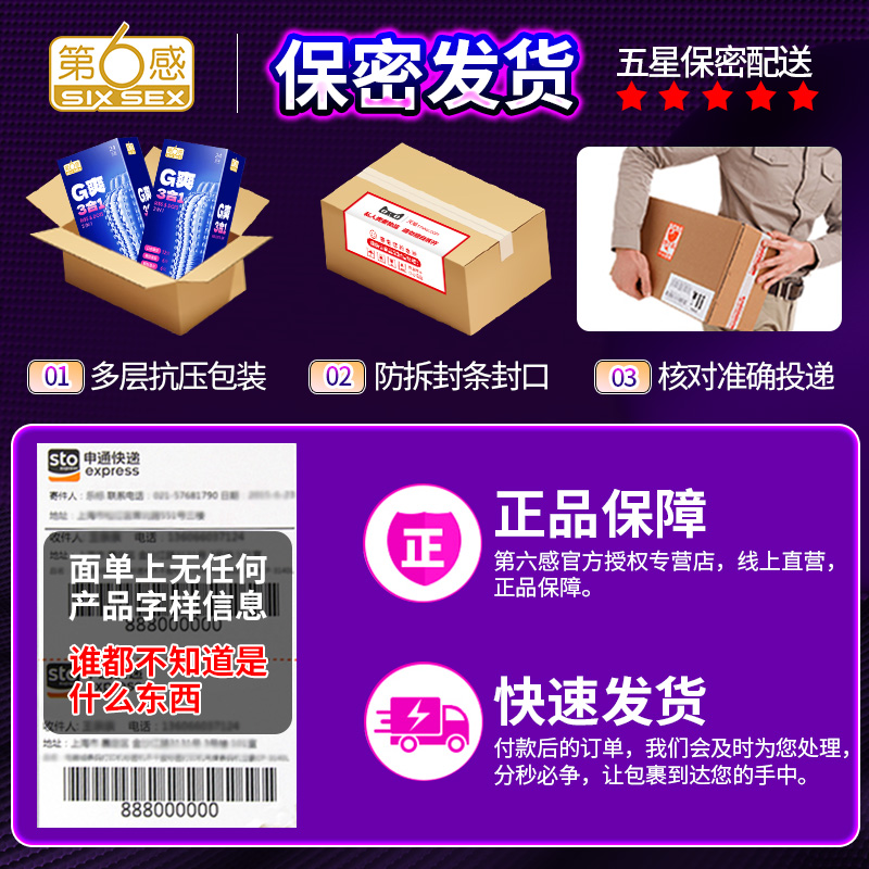 第六感避孕套狼牙带刺大颗粒刺激阴蒂情趣变态性冷淡专用安全套tt-图3