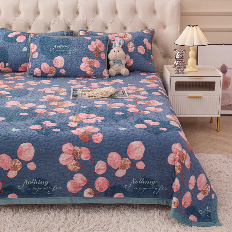 加绒牛奶绒夹棉床单单件冬天加厚床垫珊瑚绒防滑床盖床护垫三件套,淘宝优惠券,粉丝福利购,淘宝优惠卷