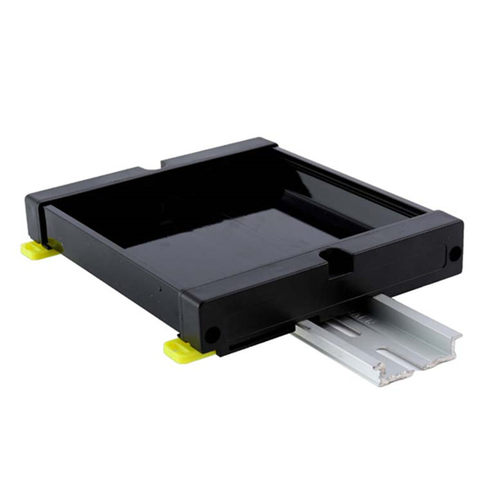 PDM100mm宽 PCB模组架导轨外壳PLC支架线路板卡槽壳体端子台外壳 - 图3