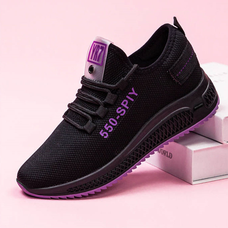 春季新款透气韩版时尚百搭女鞋跑步运动鞋轻便休闲鞋防滑软底单鞋,淘宝优惠券,粉丝福利购,淘宝优惠卷