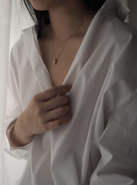 小众设计水滴项链解忧饰物金属