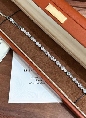 小红书爆款轻奢高级设计感满圈泡泡手链女时尚通勤百搭手环饰