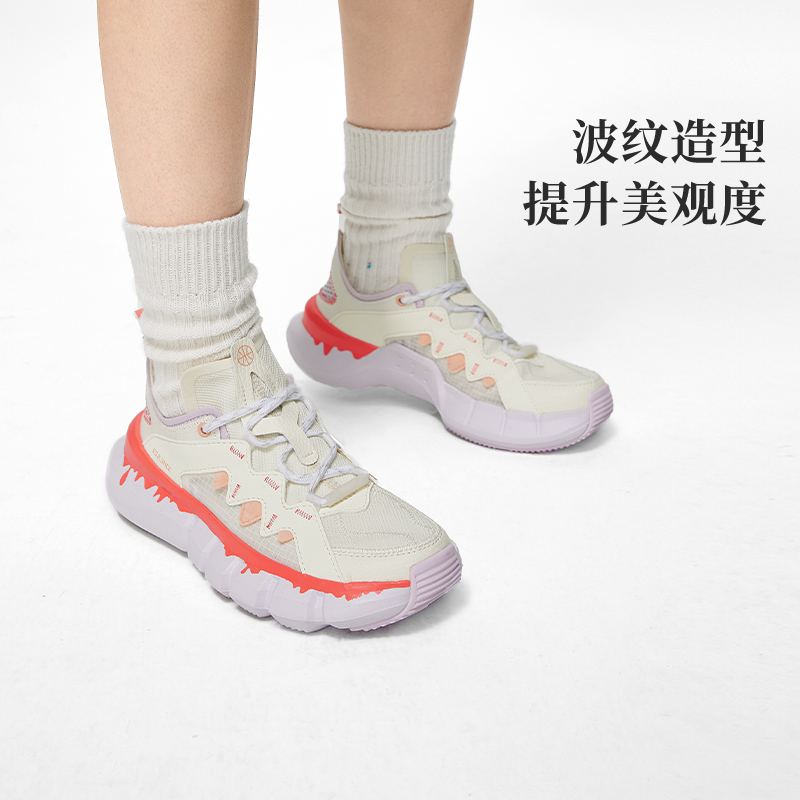 中国李宁2023年夏季新款女子悟道运动休闲透气文化鞋 ABCT050