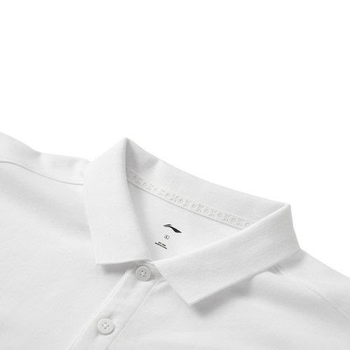 中国李宁短袖男2024新品舒适跑训系列常规休闲POLO衫APLS069 - 图1