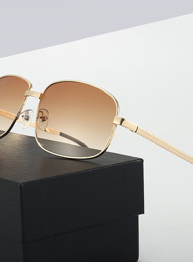 男款痞帅开车偏光镜黑色