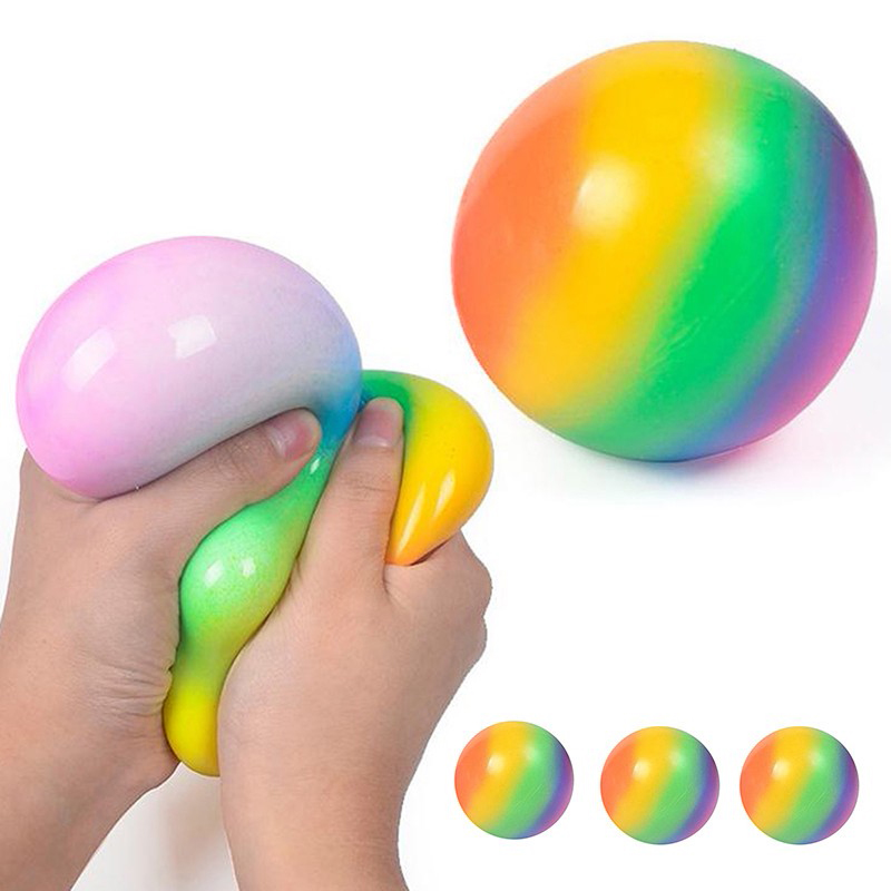 Colorful needoh Ball Press Simpl dimmer Fidget Toys Relieve - 图0