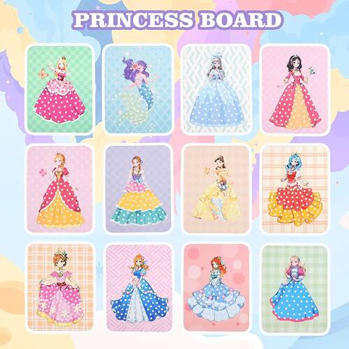 Children's Fabric Art Craze Poke Drawing Craft Toys Creative - 图0