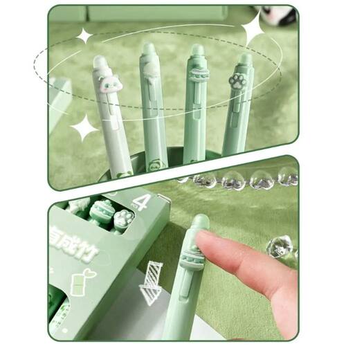 Cartoon Cute Capybara Erasable Gel Pens Kawaii Quick-Drying - 图2