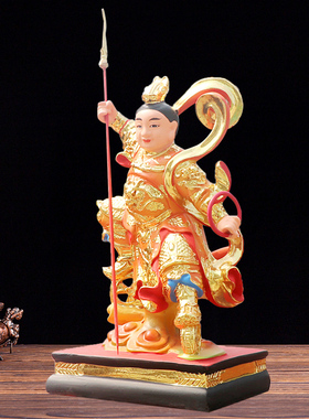华音殿哪吒三太子树脂玻璃钢佛像