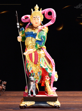 华音殿二郎神神像树脂玻璃钢佛像