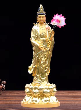 大势至菩萨佛像树脂玻璃钢