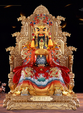 华音殿树脂玻璃钢佛像龙五爷神像