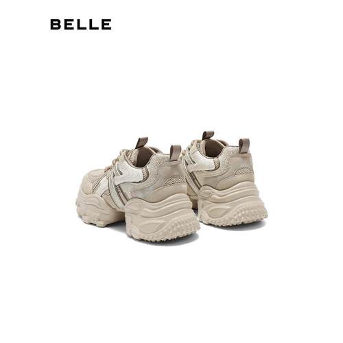 百丽厚底透气老爹鞋女鞋子2025秋季新款运动休闲鞋E7F1  E7F1DCM5 - 图2