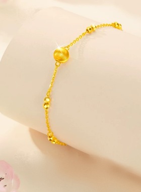 金店同款猫眼珠手链轻奢小众