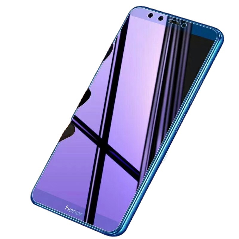 适用于OPPO RENO2/3/4/7/8抗蓝光护眼钢化膜A11X A93 A56 K10 K12 A92 A2X高清透明紫光手机全屏覆盖保护贴膜 - 图3