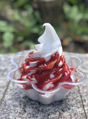 梅花碗圣代KFC花式冰淇淋模型